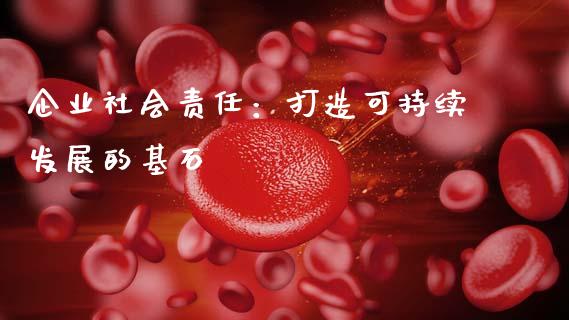 企业社会责任：打造可持续发展的基石_https://www.qdlswl.com_期货_第1张