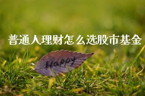 普通人理财怎么选股市基金_https://www.qdlswl.com_基金_第1张