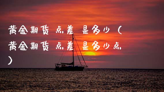 黄金期货 点差 是多少（黄金期货 点差 是多少点）_https://www.qdlswl.com_股指_第1张