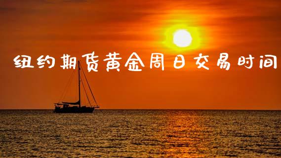 纽约期货黄金周日交易时间_https://www.qdlswl.com_期货_第1张