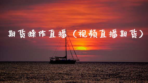 期货操作直播（视频直播期货）_https://www.qdlswl.com_直播_第1张
