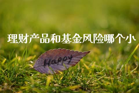 理财产品和基金风险哪个小_https://www.qdlswl.com_基金_第1张
