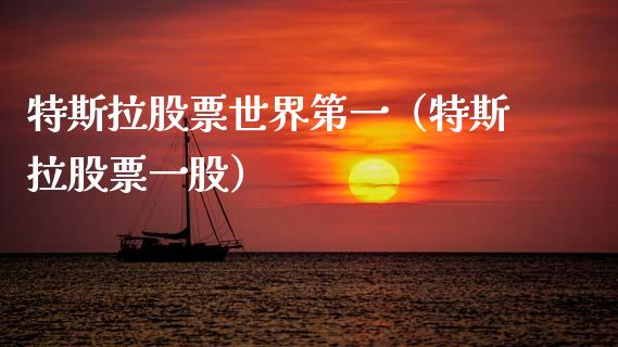 特斯拉股票世界第一（特斯拉股票一股）_https://www.qdlswl.com_内盘_第1张