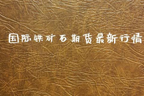 国际铁矿石期货最新行情_https://www.qdlswl.com_直播_第1张