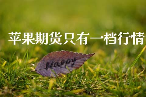 苹果期货只有一档行情_https://www.qdlswl.com_股指_第1张