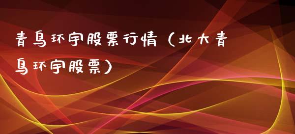 青鸟环宇股票行情（北大青鸟环宇股票）_https://www.qdlswl.com_外盘_第1张