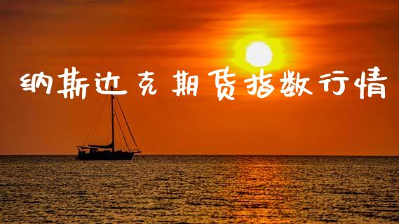 纳斯达克期货指数行情_https://www.qdlswl.com_股指_第1张