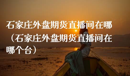 石家庄外盘期货直播间在哪（石家庄外盘期货直播间在哪个台）_https://www.qdlswl.com_直播_第1张