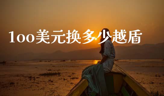 1oo美元换多少越盾_https://www.qdlswl.com_外盘_第1张