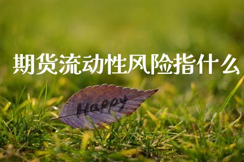 期货流动性风险指什么_外盘_第1张_青岛财经网 期货流动性风险指什么_https://www.qdlswl.com_外盘_第1张