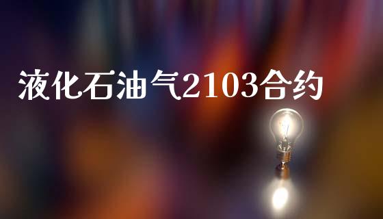 液化石油气2103合约_https://www.qdlswl.com_股票_第1张