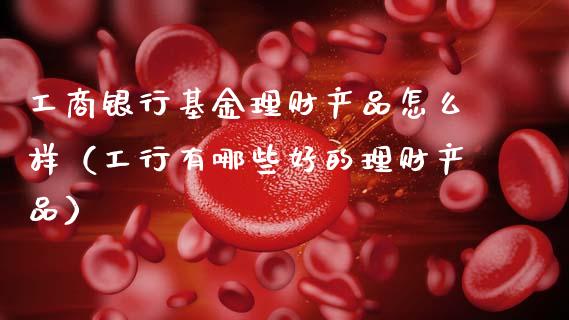 工商银行基金理财产品怎么样（工行有哪些好的理财产品）_https://www.qdlswl.com_基金_第1张