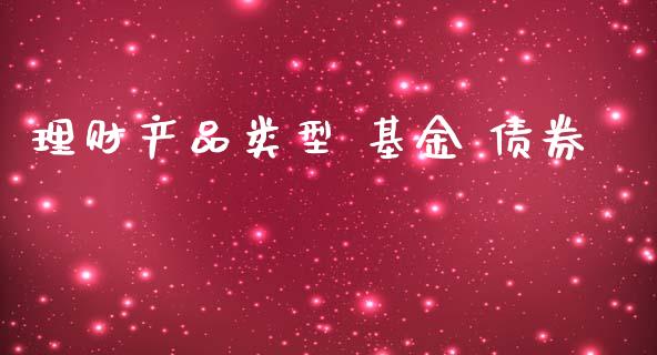 理财产品类型 基金 债券_https://www.qdlswl.com_基金_第1张