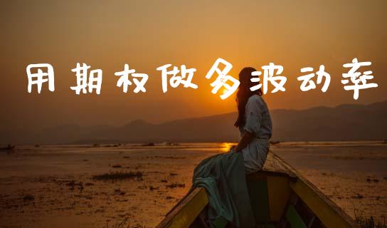 用期权做多波动率_https://www.qdlswl.com_股票_第1张