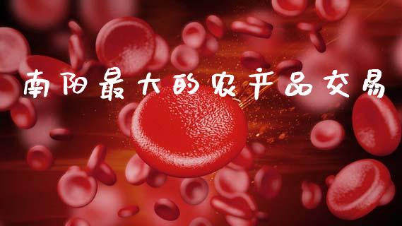 南阳最大的农产品交易_https://www.qdlswl.com_股指_第1张