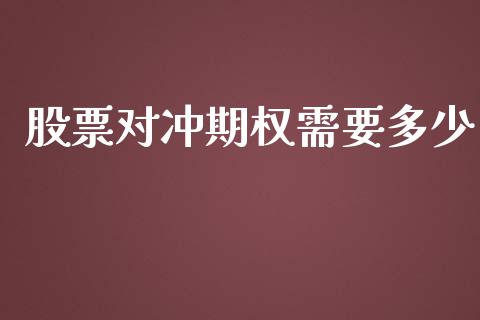 股票对冲期权需要多少_https://www.qdlswl.com_期货_第1张