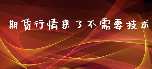 期货行情来了不需要技术_https://www.qdlswl.com_股指_第1张