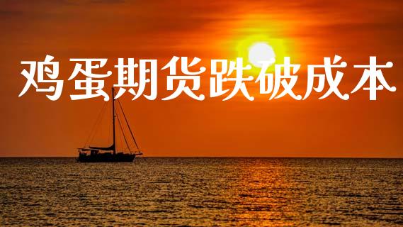 鸡蛋期货跌破成本_https://www.qdlswl.com_期货_第1张
