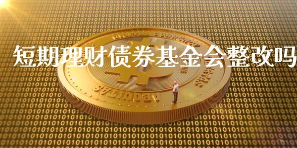 短期理财债券基金会整改吗_https://www.qdlswl.com_基金_第1张
