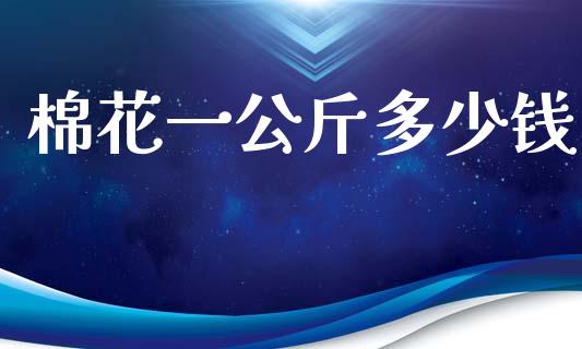 棉花一公斤多少钱_https://www.qdlswl.com_股指_第1张