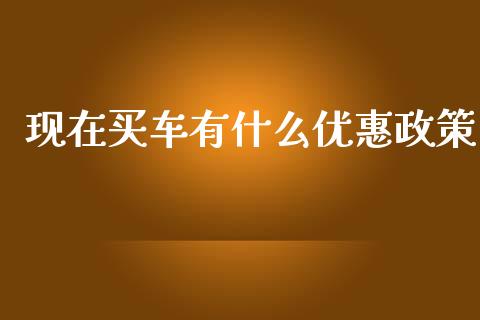 现在买车有什么优惠政策_https://www.qdlswl.com_直播_第1张