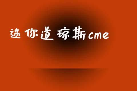 迷你道琼斯cme_https://www.qdlswl.com_期货_第1张