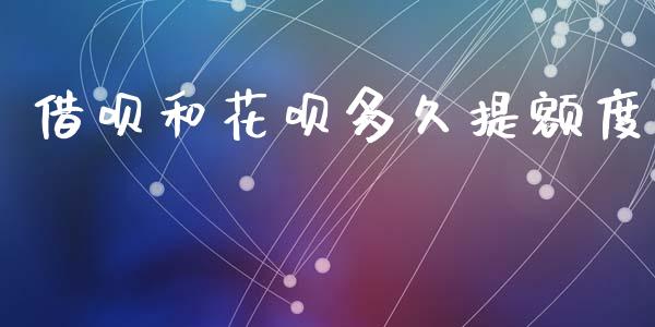 借呗和花呗多久提额度_https://www.qdlswl.com_内盘_第1张