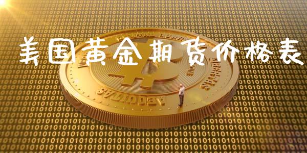 美国黄金期货价格表_https://www.qdlswl.com_期货_第1张
