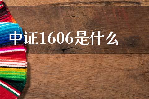 中证1606是什么_https://www.qdlswl.com_外盘_第1张