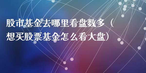 股市基金去哪里看盘数多（想买股票基金怎么看大盘）_https://www.qdlswl.com_基金_第1张