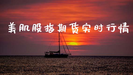 美肌股指期货实时行情_https://www.qdlswl.com_股指_第1张