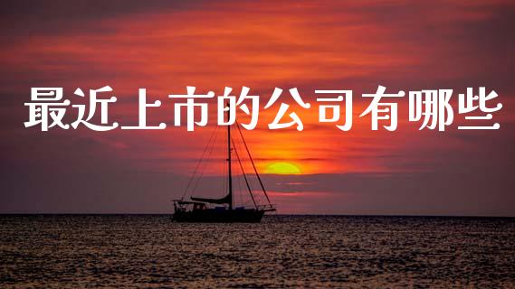 最近上市的公司有哪些_外盘_第1张_青岛财经网 最近上市的公司有哪些_https://www.qdlswl.com_外盘_第1张