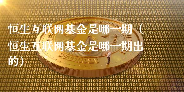 恒生互联网基金是哪一期（恒生互联网基金是哪一期出的）_https://www.qdlswl.com_理财_第1张