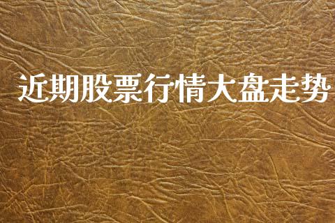 近期股票行情大盘走势_https://www.qdlswl.com_期货_第1张