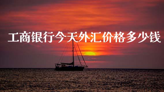 工商银行今天外汇价格多少钱_https://www.qdlswl.com_基金_第1张
