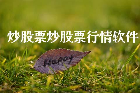 炒股票炒股票行情软件_https://www.qdlswl.com_股票_第1张