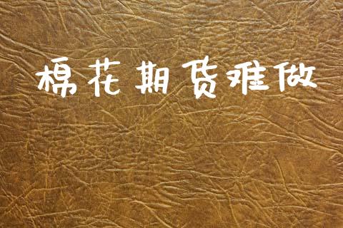 棉花期货难做_https://www.qdlswl.com_期货_第1张