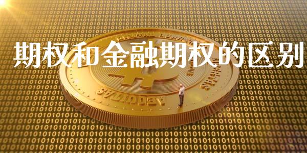 期权和金融期权的区别_https://www.qdlswl.com_股指_第1张