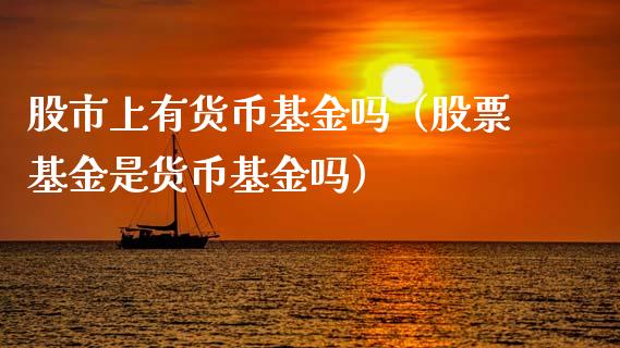 股市上有货币基金吗（股票基金是货币基金吗）_https://www.qdlswl.com_基金_第1张