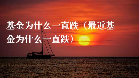 基金为什么一直跌（最近基金为什么一直跌）_https://www.qdlswl.com_理财_第1张