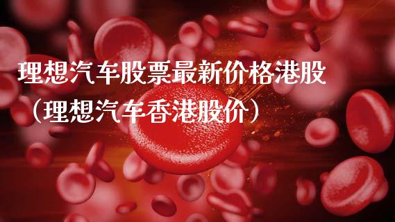 理想汽车股票最新价格港股（理想汽车香港股价）_https://www.qdlswl.com_外盘_第1张