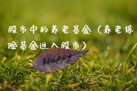 股市中的养老基金（养老保险基金进入股市）_https://www.qdlswl.com_基金_第1张