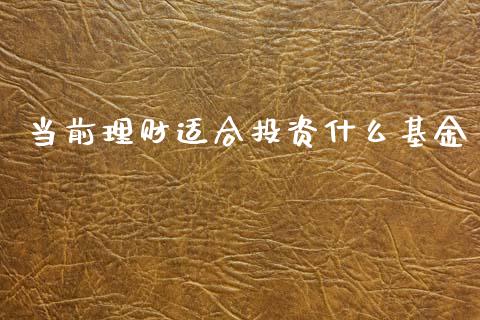 当前理财适合投资什么基金_https://www.qdlswl.com_基金_第1张