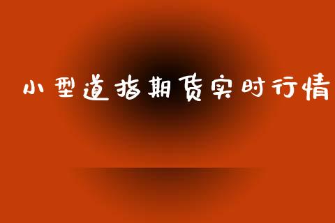 小型道指期货实时行情_https://www.qdlswl.com_股指_第1张