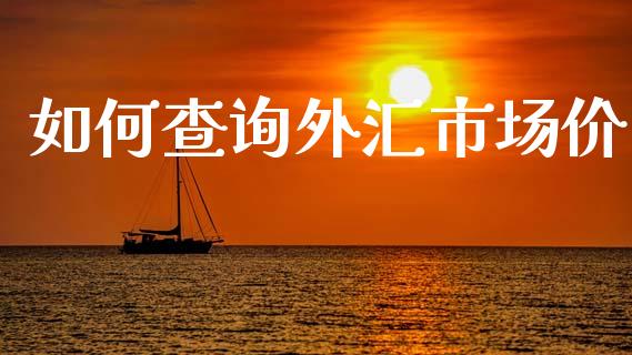 如何查询外汇市场价_https://www.qdlswl.com_股指_第1张
