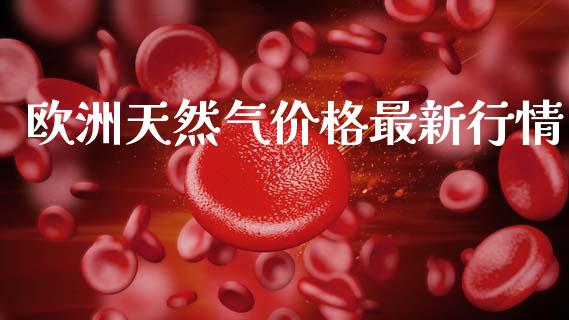 欧洲天然气价格最新行情_https://www.qdlswl.com_期货_第1张