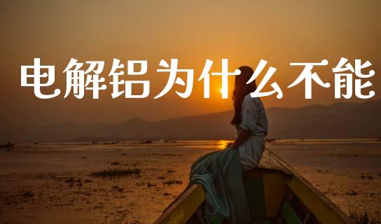 电解铝为什么不能_https://www.qdlswl.com_直播_第1张