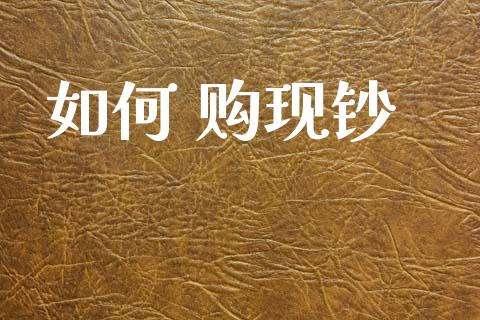 如何 购现钞_https://www.qdlswl.com_外盘_第1张