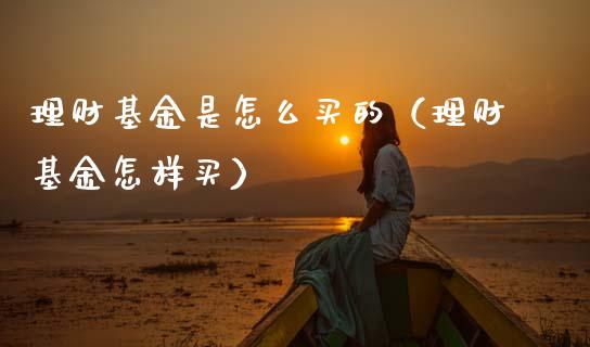 理财基金是怎么买的（理财基金怎样买）_https://www.qdlswl.com_基金_第1张