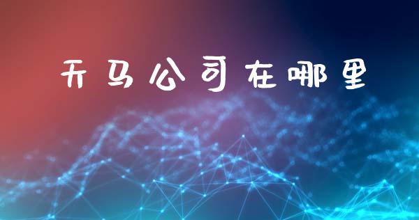 天马公司在哪里_https://www.qdlswl.com_理财_第1张